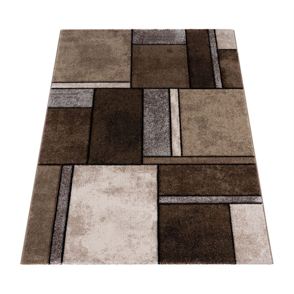 Paco Home Teppich »Brilliance 661«, rechteckig, Kurzflor, modernes 3D-Patchwork Design