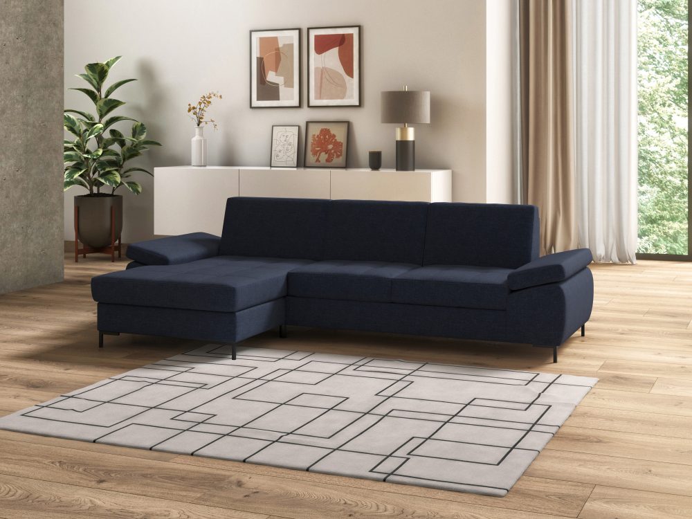 DOMO collection Ecksofa »Capelo«, mit Armteilverstellung, wahlweise mit Bettfunktion, inklusive Federkern