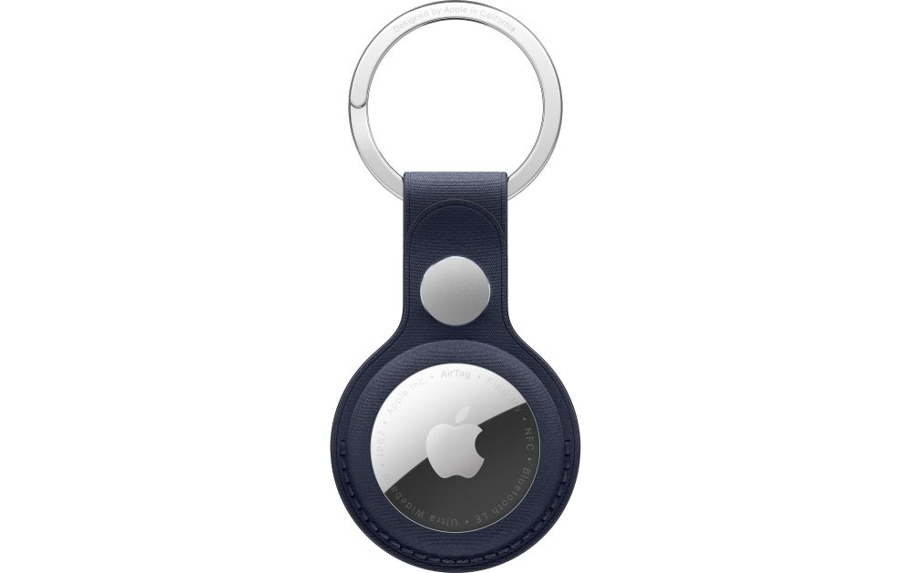 Apple AirTag FineWoven Key Ring Navy ? Keyfinder/Selfie Stick/Gadgets