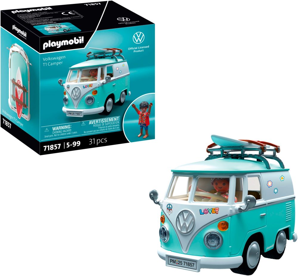 Playmobil® Konstruktions-Spielset »Famous Cars: Volkswagen T1 Camper 71857«