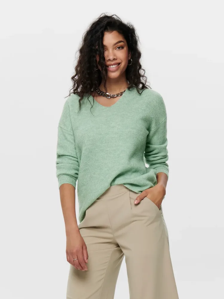 ONLY V-Ausschnitt-Pullover 