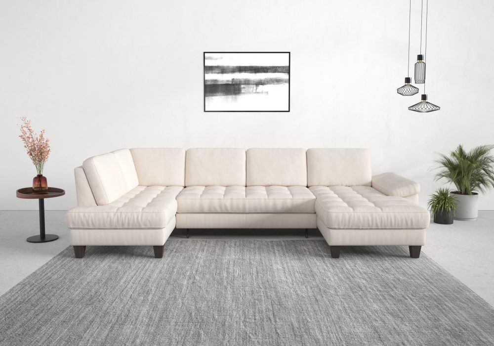 sit&more Wohnlandschaft, wahlweise mit Bettfunktion, Bettkasten, Sitztiefenverstellung