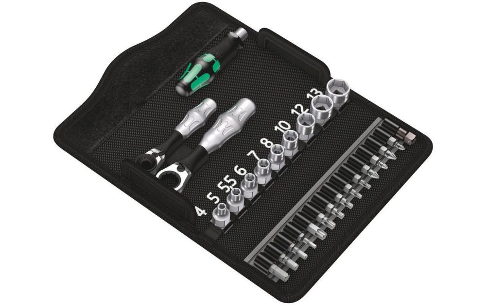 Wera KK Zyklop Mini 2 Steckschlüsselsatz metrisch 1/4 (6.3 mm) 27teilig 05135918001