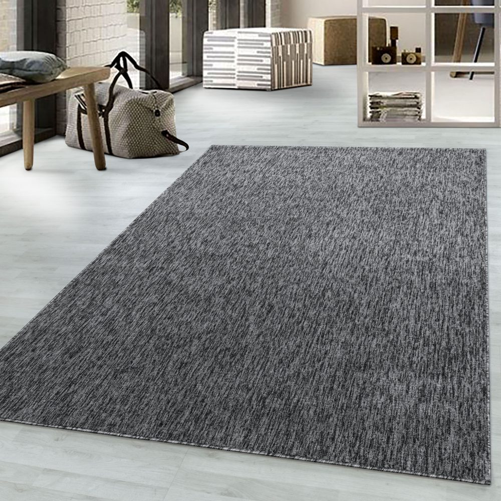 Ayyildiz Teppiche Teppich, rechteckig, 6 mm Höhe, Pflegeleicht, moderner melierter Kurzflor, ringsum gekettelt, Wohnzimmer