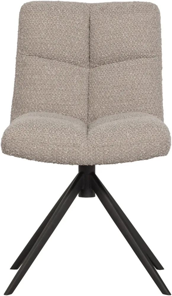 mutoni - Drehstuhl Vinny Bouclé sand, One Size