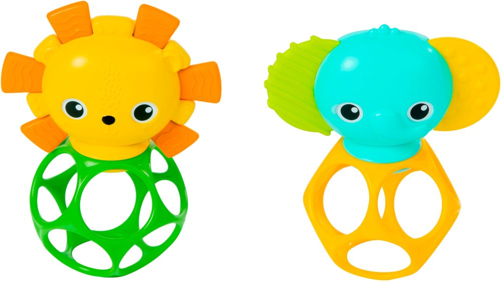 Bright Starts Greifspielzeug »Soother Pals Easy-Grasp Teether Toys«