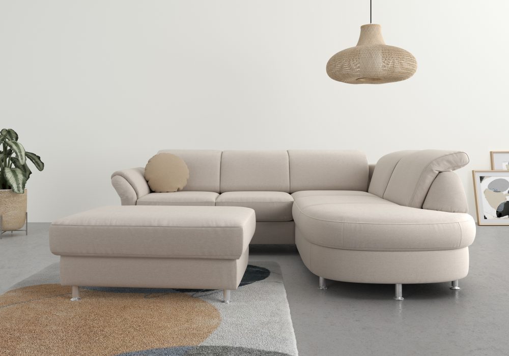 sit&more Ecksofa, wahlweise mit Bettfunktion, Bettkasten und Kopf- und Armteilverstellung