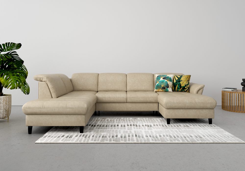 sit&more Wohnlandschaft, wahlweise mit Kopfteilverstellung, Bettfunktion und Stauraum