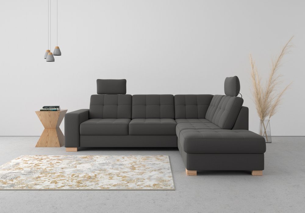 sit&more Ecksofa, wahlweise mit Bettfunktion und Bettkasten