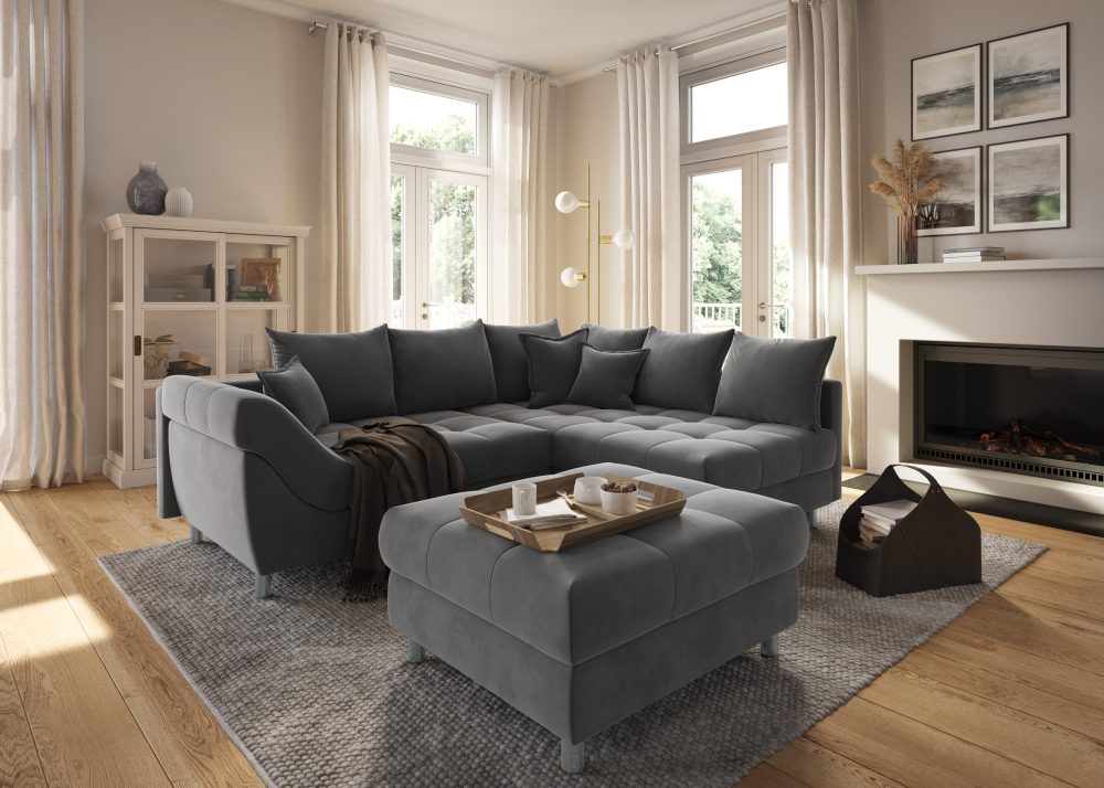 COLLECTION AB Ecksofa »Joseli«, inklusive komfortablen Federkerns, Recamiere links oder rechts montierbar