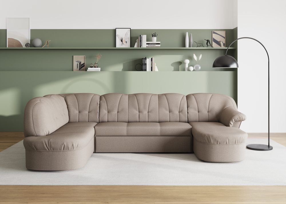DOMO collection Wohnlandschaft »Pegnitz«, wahlweise mit Bettfunktion