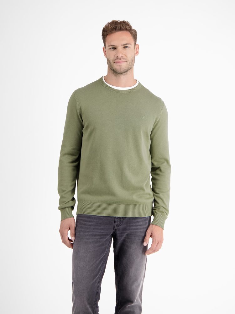 LERROS Strickpullover »LERROS Crewneck Strickpullover«