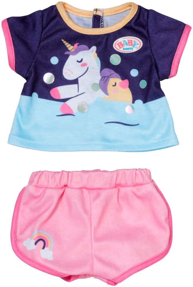 Baby Born Puppenkleidung »Einhorn Pyjama 43 cm«, (Set)