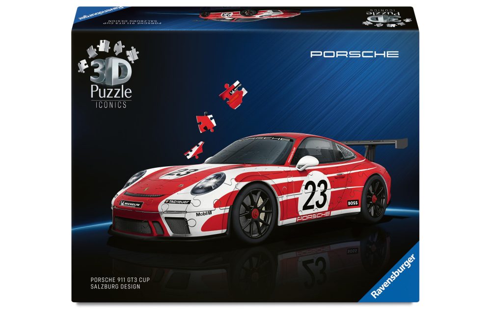 Ravensburger 3D-Puzzle »Iconics Porsche 911 GT3 Cup« 3D-Effekt