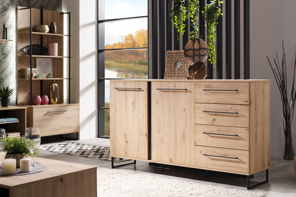 my home Sideboard »Sardinia«, Breite ca. 159 cm