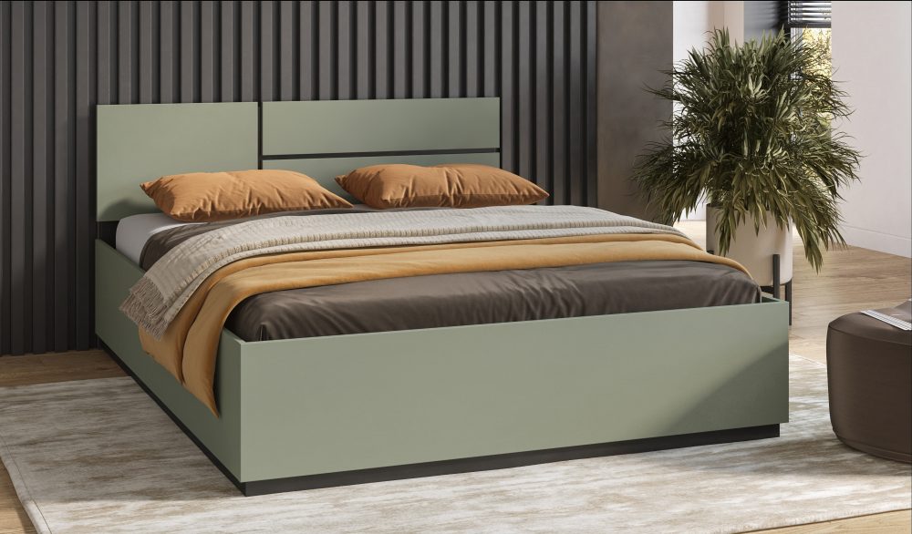 Home affaire Bettgestell »Cross, moderner Bettrahmen«, Doppelbett in zwei Grössen, stabiles Bettgestell
