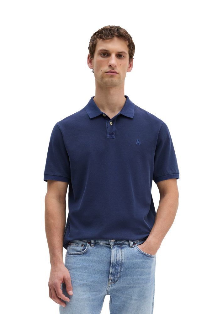 Marc OPolo Poloshirt Piqué regular garment-dyed aus Bio-Baumwolle