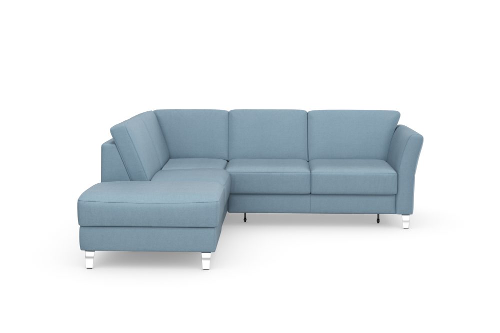 sit&more Ecksofa »Visby V«, Wahlweise mit Bettfunktion und Stauraum, frei im Raum stellbar, mit Federkern, auch erhältlich in dem besonders leicht mit Wasser zu reinigendem 