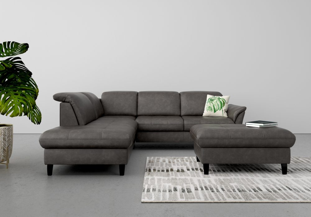 sit&more Ecksofa, wahlweise mit Kopfteilverstellung, Bettfunktion und Stauraum
