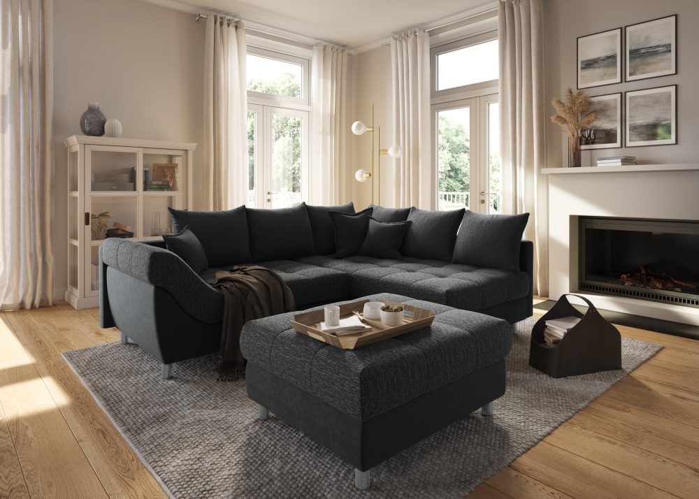 COLLECTION AB Ecksofa »Joseli«, inklusive komfortablen Federkerns, Recamiere links oder rechts montierbar