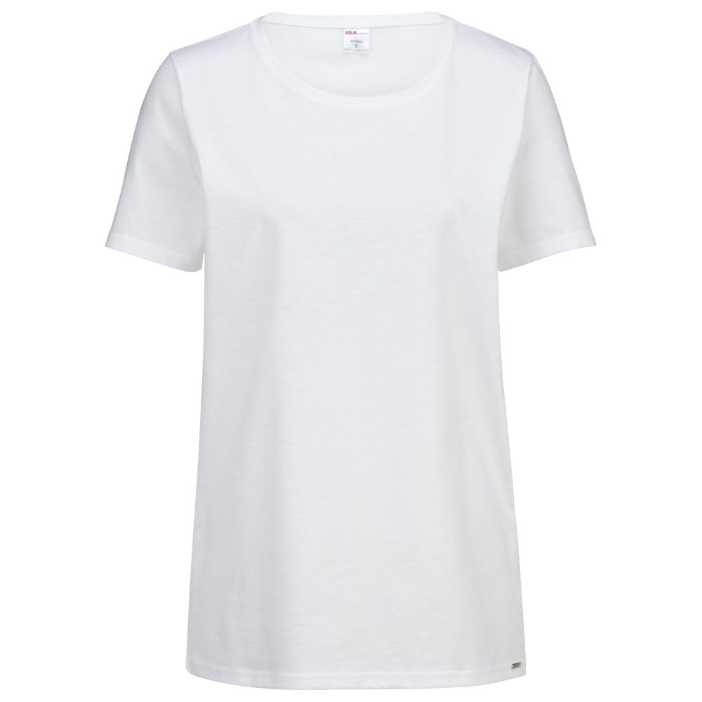 Shirt Kurzarm Damen Weiss L