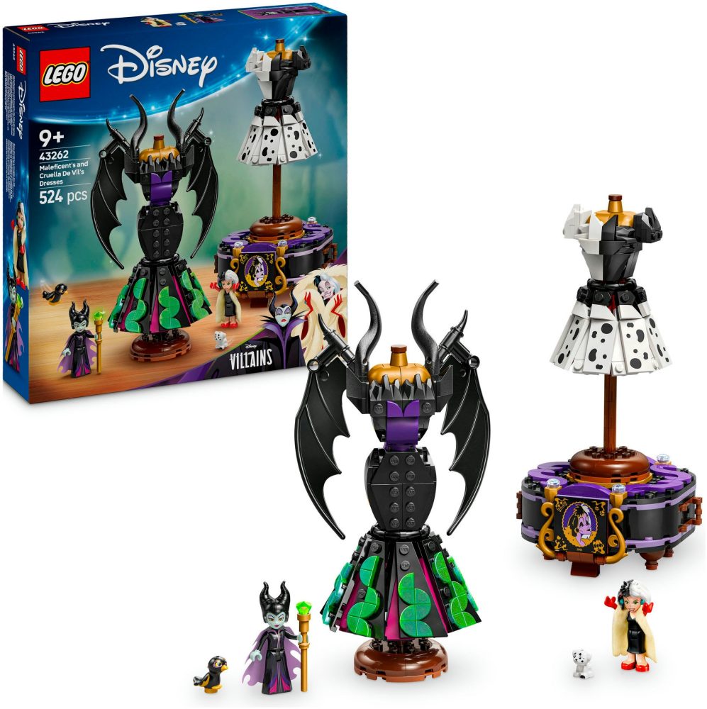 Lego® ? Disney 43262 Bösewichte Die Kleider von Malefiz und Cruella De Vil ab 9 Jahren