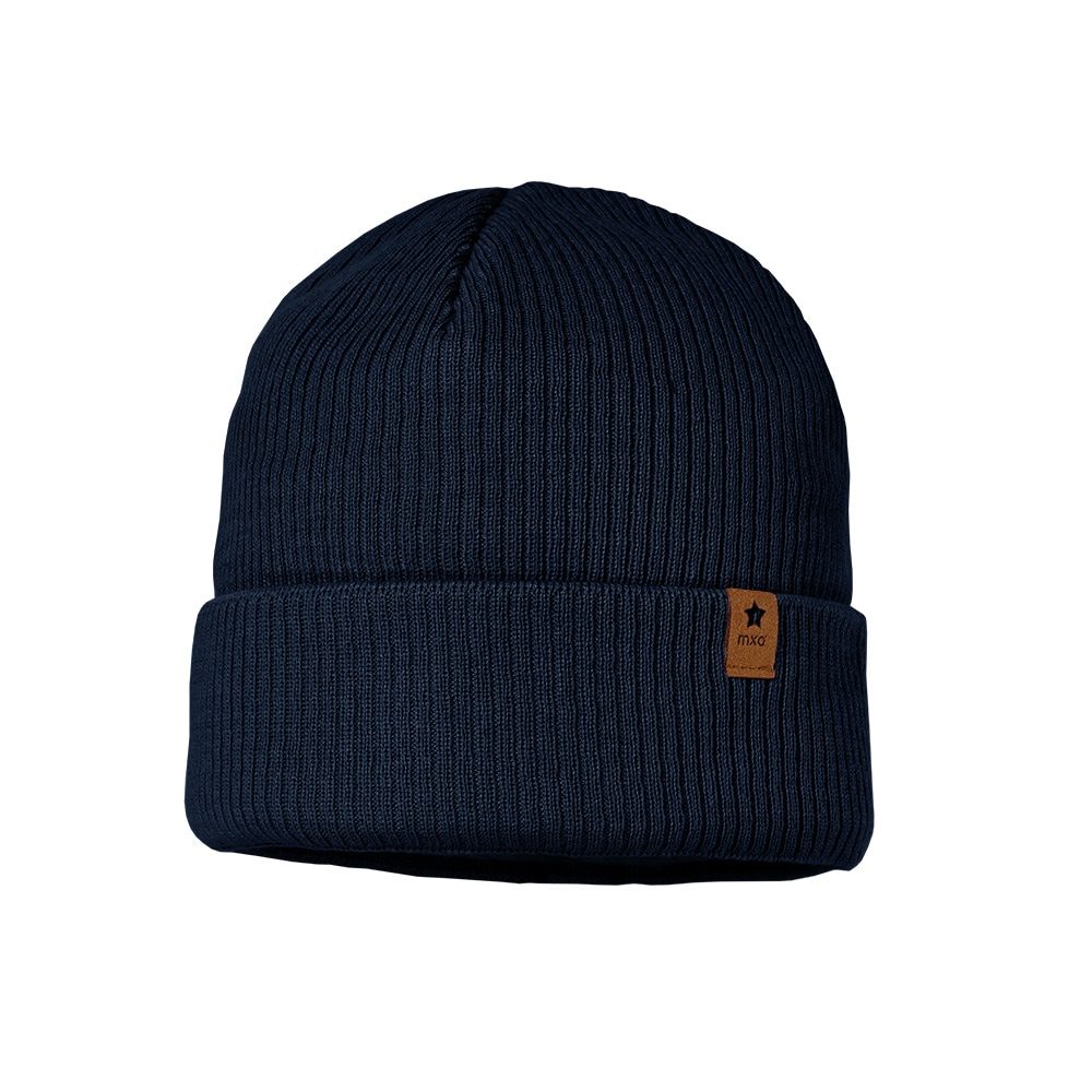 MAXIMO Beanie aus Baumwolle, wärmend, gefüttert, unifarben