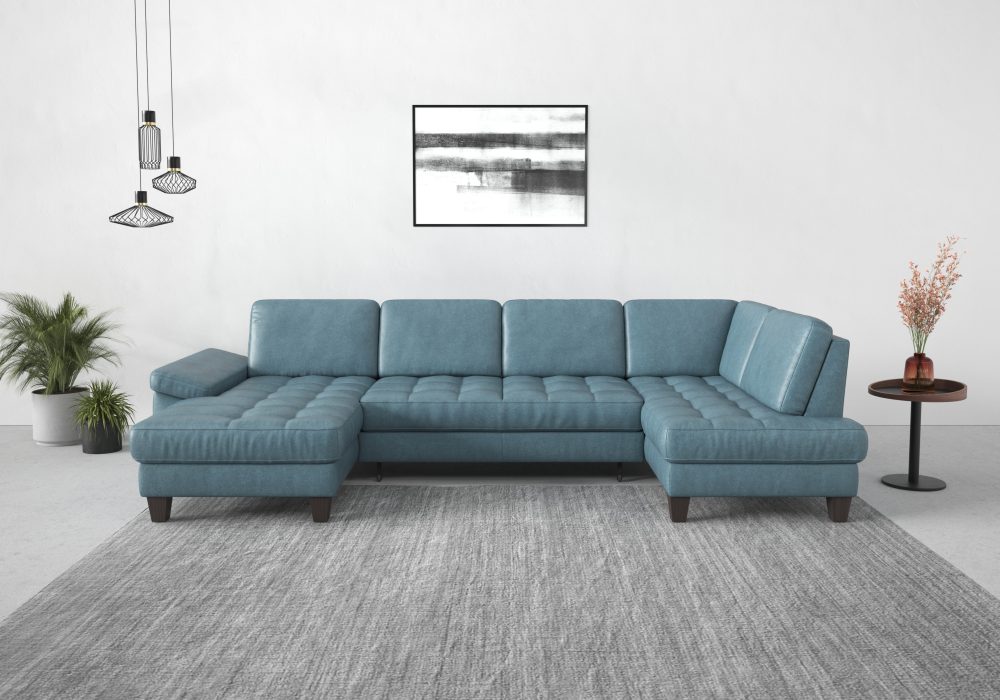 sit&more Wohnlandschaft, wahlweise mit Bettfunktion, Bettkasten, Sitztiefenverstellung