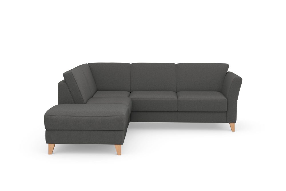 sit&more Ecksofa »Visby V«, Wahlweise mit Bettfunktion und Stauraum, frei im Raum stellbar, mit Federkern, auch erhältlich in dem besonders leicht mit Wasser zu reinigendem 