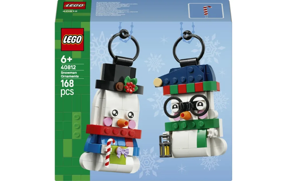 LEGO Deko-Schneemänner Modellbausatz zum Aufstellen oder als Deko 40812