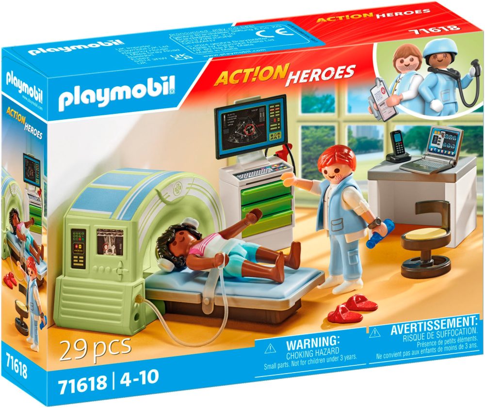71618 Action Heroes MRT mit Patient, Konstruktionsspielzeug