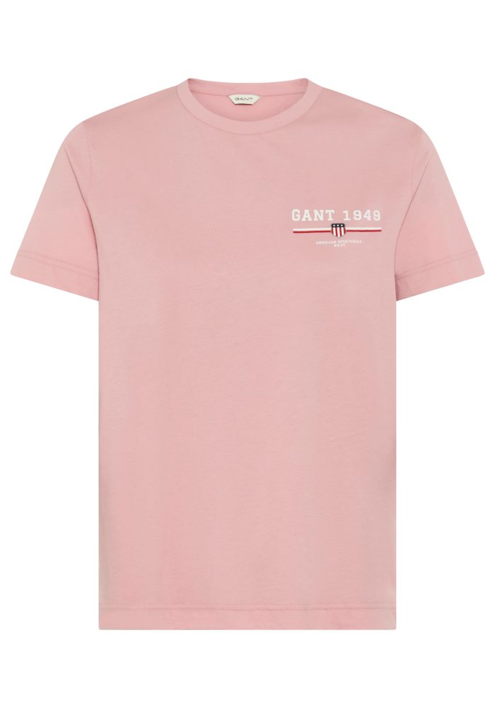 Gant T-Shirt »REG GRAPHIC SS T-SHIRT« regular fit, Print auf der Brust