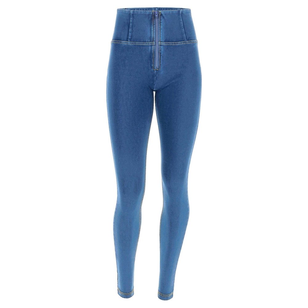 Wr.up® Shaping Pants Damen Blau Denim L