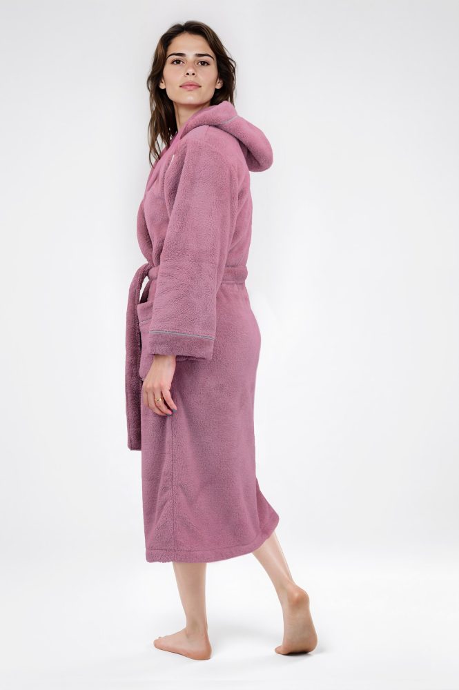 my home Unisex-Bademantel »»Lillou««, (1 St.), weiche und kuschelige Qualität, für Damen und Herren, XS-3XL