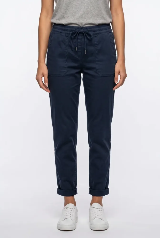 Straight Leg Hose im Casual Fit mit Turn