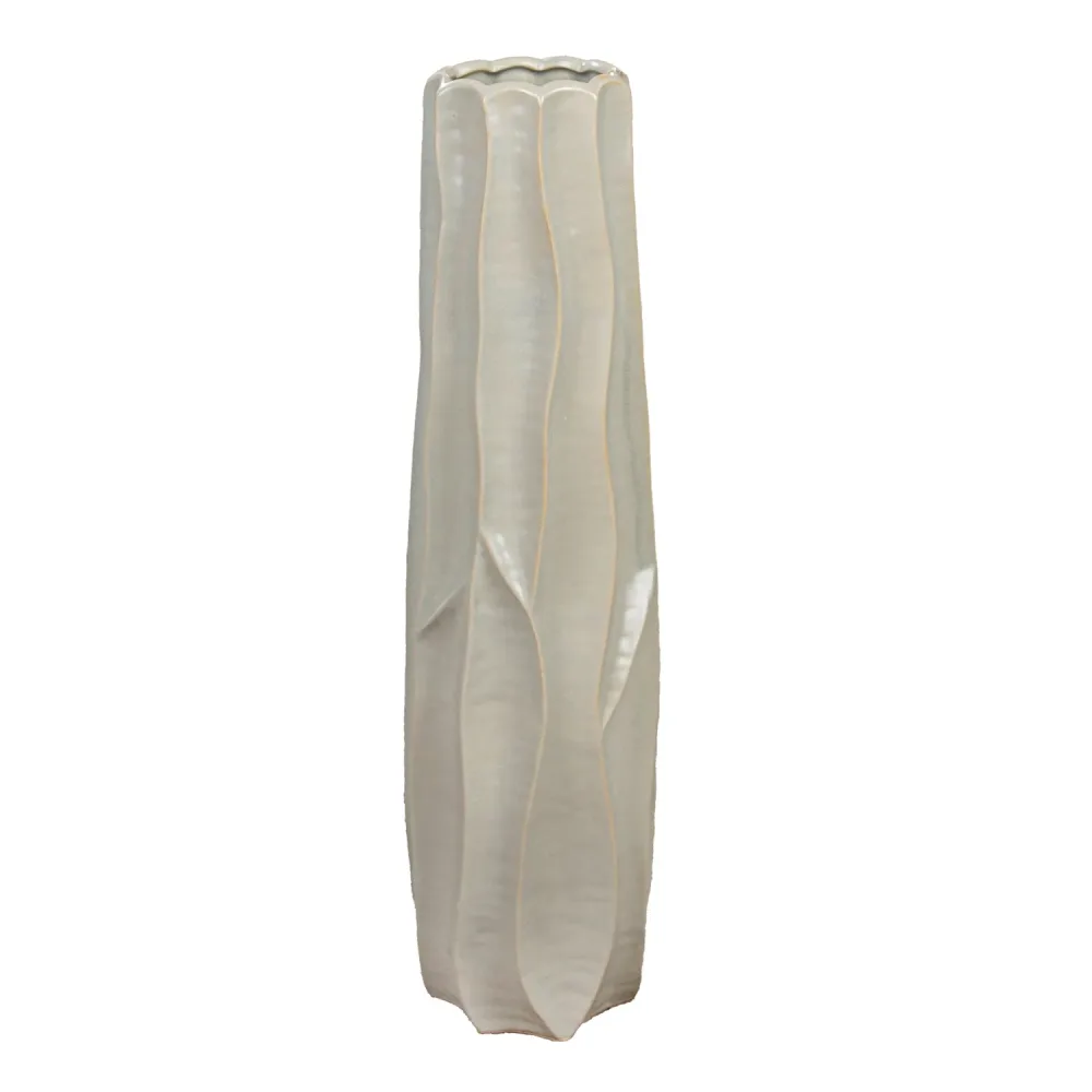 Gilde Vase Fortuna Keramik Grün H: 63 cm  | Schubiger Möbel