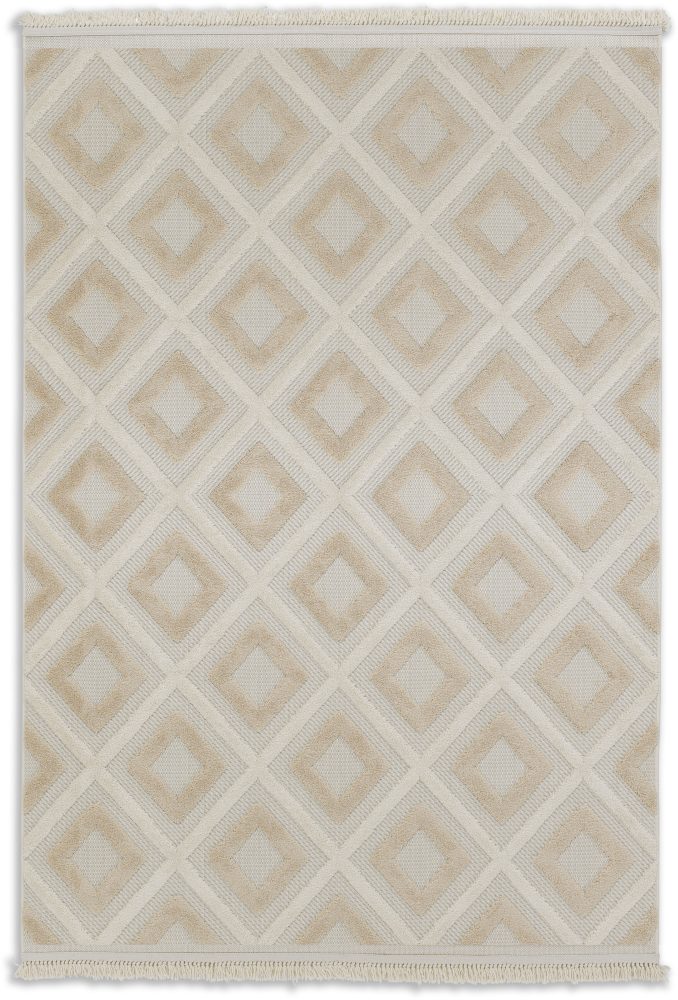 SCHÖNER WOHNEN-Kollektion Teppich »Summer 6352«, rechteckig, 6 mm Höhe, In- und Outdoor geeignet, Hoch Tief Struktur, Robuster Teppich
