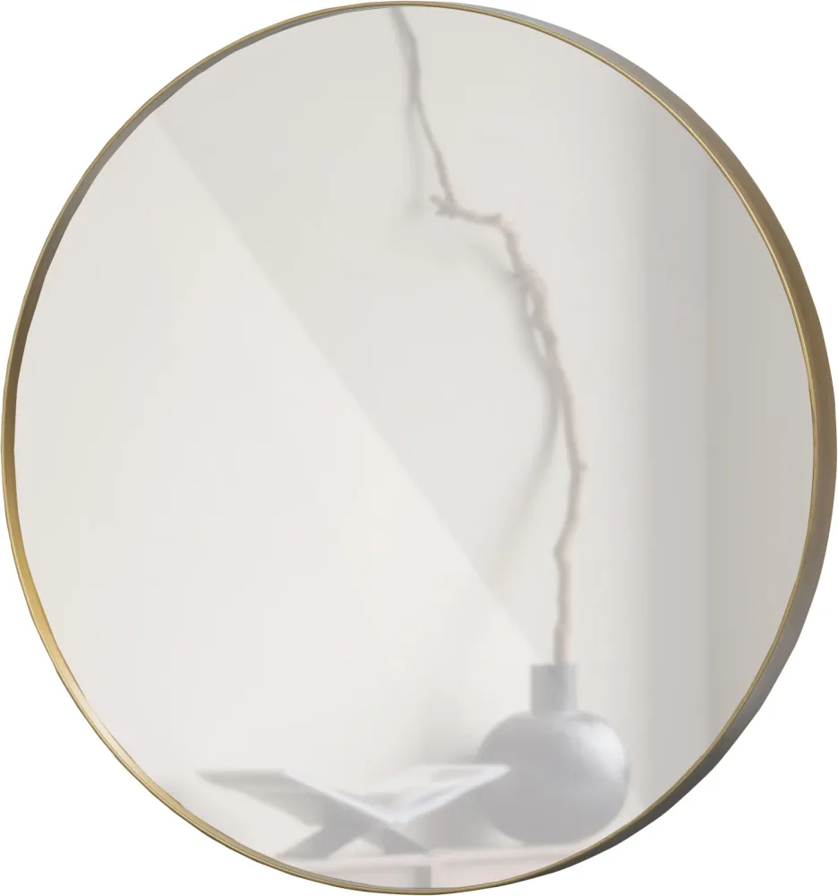 mutoni - Wandspiegel Doutzen Metall Gold 80x80, One Size