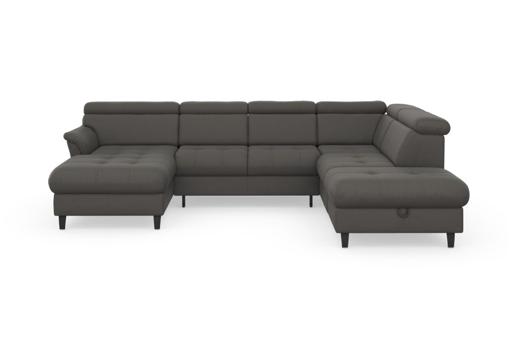 sit&more Wohnlandschaft, inklusive Kopfteilverstellung, wahlweise mit Bettfunktion und Bettkasten