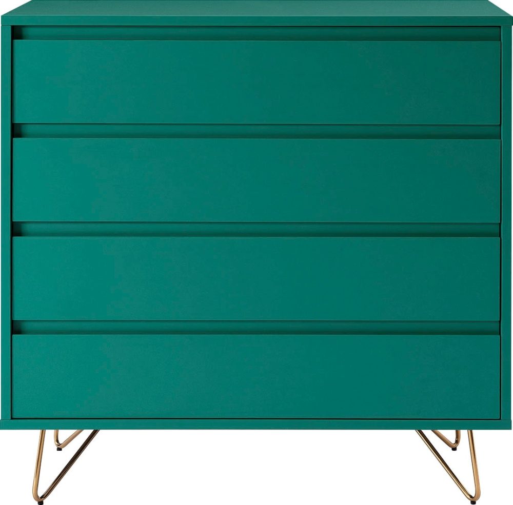 Kommode matt grün 90x90