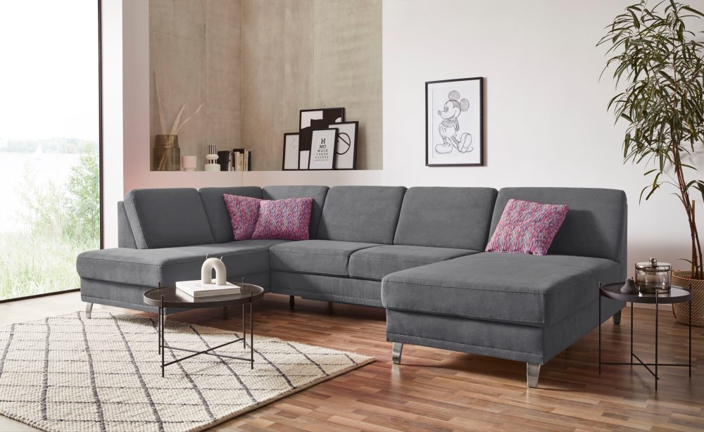 sit&more Wohnlandschaft »Clio V«, wahlweise mit Bettfunktion und Bettkasten, inklusive Federkern