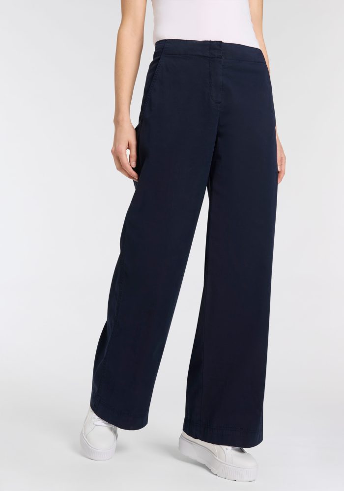BOSS ORANGE Webhose »Tahilone Premium Damenmode« Straight Leg mit weitem Bein