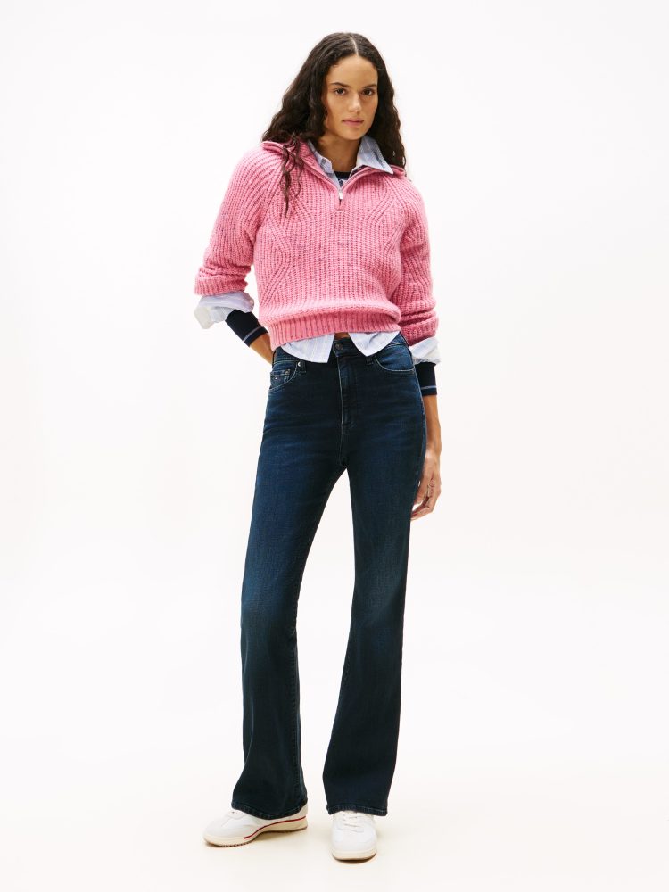 Tommy Jeans Bootcut-Jeans »SYLVIA HGH FLR DI1261«, in ausgestellter Form