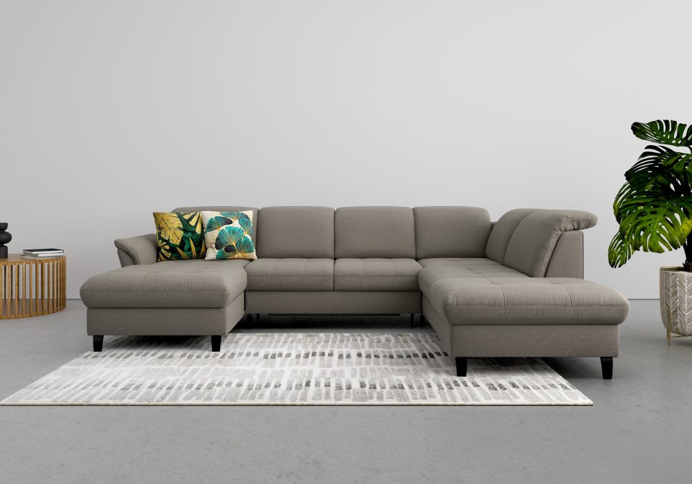 sit&more Wohnlandschaft, wahlweise mit Kopfteilverstellung, Bettfunktion und Stauraum