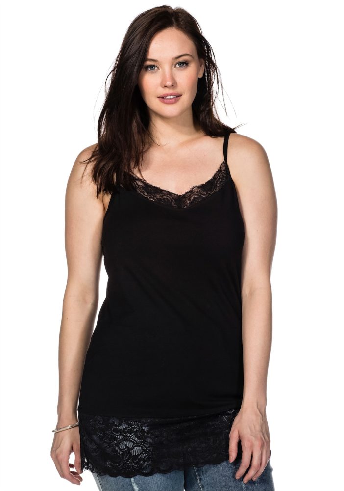 Sheego Longtop, mit verstellbaren Trägern
