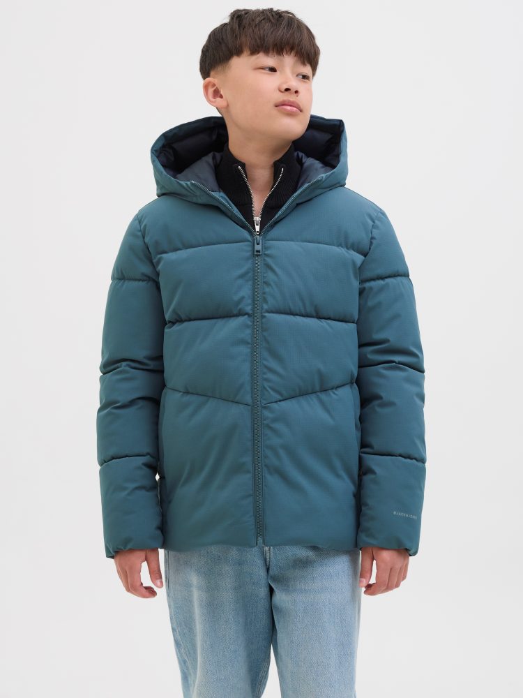 Jack & Jones Junior Steppjacke »JJGLOBAL PUFFER JACKET JNR«, mit Kapuze