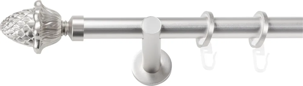 SN DECO GROUP Gardinenstange Ø 19 mm 1 läufig-läufig Fixmass;kürzbar