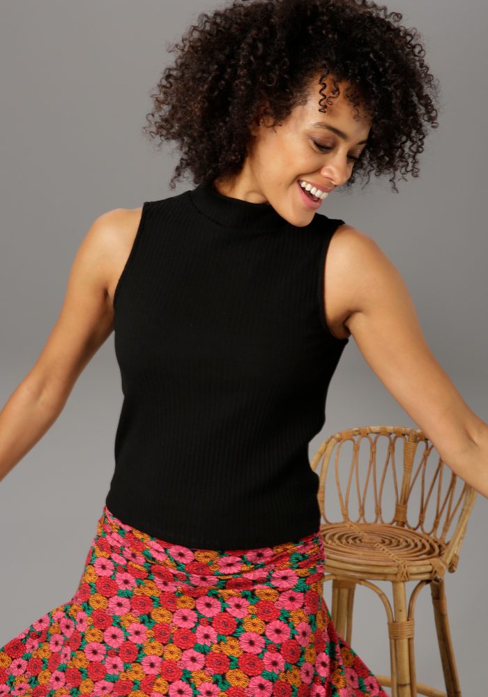 Aniston CASUAL Tanktop, mit Stehkragen - NEUE KOLLEKTION