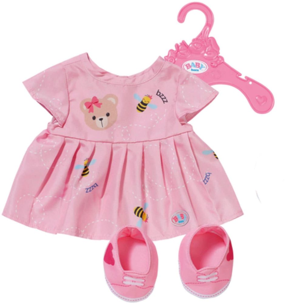 Baby Born ? Bärenkleid Pink