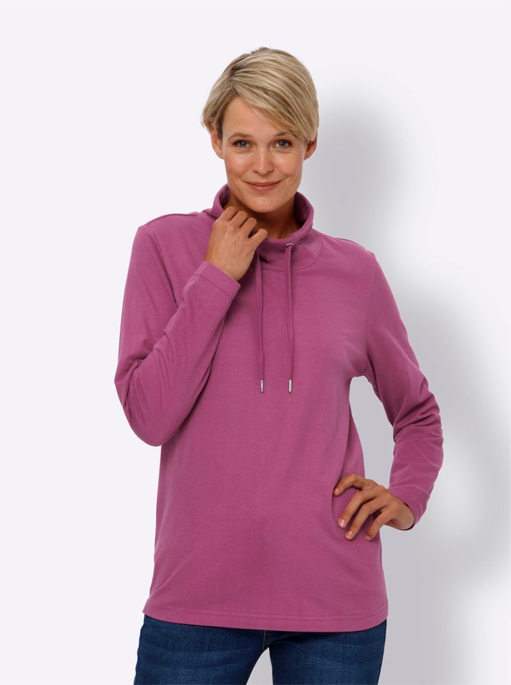 Classic Basics Stehkragenshirt »Langarm-Shirt«, (1 tlg.)